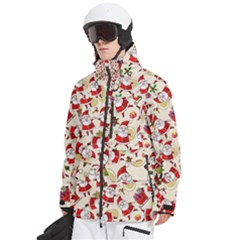 Men s Multi Pockets Zip Ski and Snowboard Waterproof Breathable Jacket 