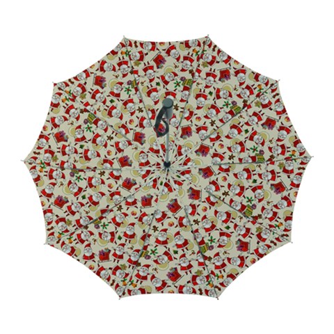 Santa Claus Patterns, Christmas Decorations Automatic Folding Umbrella with Case (Large) from ArtsNow.com