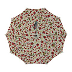 Santa Claus Patterns, Christmas Decorations Automatic Folding Umbrella with Case (Large) from ArtsNow.com