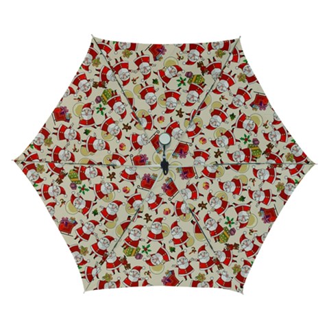 Santa Claus Patterns, Christmas Decorations Automatic Folding Umbrella with Case (Small) from ArtsNow.com