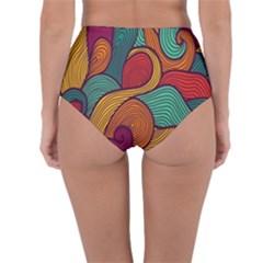 Reversible High-Waist Bikini Bottoms 