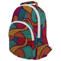 Rounded Multi Pocket Backpack 