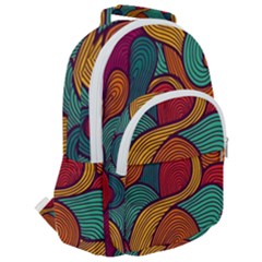 Rounded Multi Pocket Backpack 