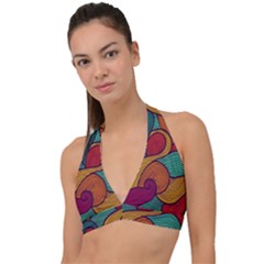 Halter Plunge Bikini Top 