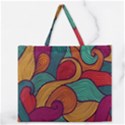 Zipper Large Tote Bag 