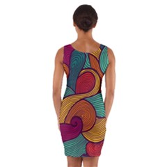 Wrap Front Bodycon Dress 