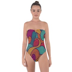 Tie Back One Piece Swimsuit 