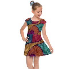 Kids  Cap Sleeve Dress 