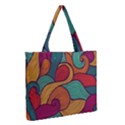 Zipper Medium Tote Bag Front