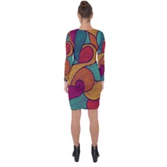 Asymmetric Cut-Out Shift Dress 