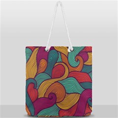 Full Print Rope Handle Tote (Large) 