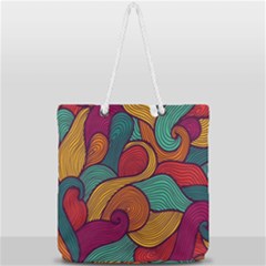 Full Print Rope Handle Tote (Large) 