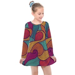 Kids  Long Sleeve Dress 