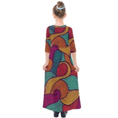 Kids  Quarter Sleeve Maxi Dress 