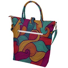 Buckle Top Tote Bag 