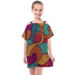 Kids  One Piece Chiffon Dress 