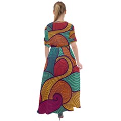 Waist Tie Boho Maxi Dress 