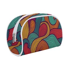 Swirly, Abstract, Multi Colored, Pattern, Make Up Case (Small) from ArtsNow.com