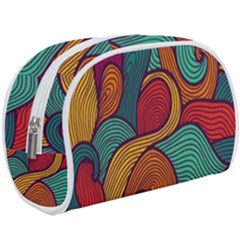 Swirly, Abstract, Multi Colored, Pattern, Make Up Case (Large) from ArtsNow.com