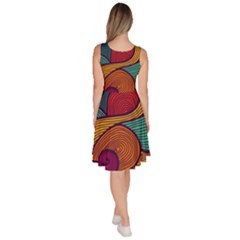 Knee Length Skater Dress With Pockets 