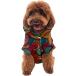 Swirly, Abstract, Multi Colored, Pattern, Dog Coat