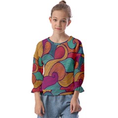 Kids  Cuff Sleeve Top 