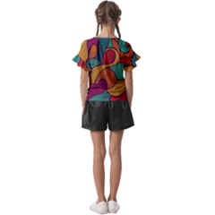 Kids  Cut Out Flutter Sleeves 