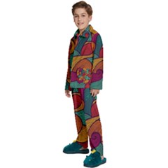 Kids  Long Sleeve Velvet Pajamas Set 