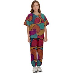 Kids  T-Shirt and Pants Sports Set 