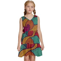 Kids  Sleeveless Tiered Mini Dress 