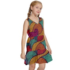 Kids  Sleeveless Tiered Mini Dress 