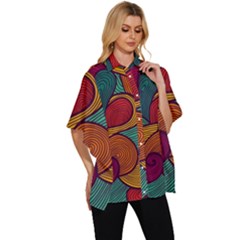 Women s Batwing Button Up Shirt 