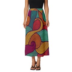 Classic Midi Chiffon Skirt 