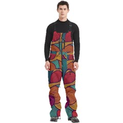 Men s Front Zip Ski And Snowboard Bib Pants 