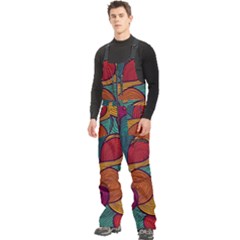 Men s Front Zip Ski And Snowboard Bib Pants 