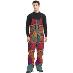 Men s Front Zip Ski And Snowboard Bib Pants 