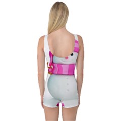 One Piece Boyleg Swimsuit 