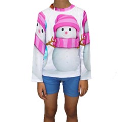 Kids  Long Sleeve Swimwear 