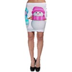 Two Snowmen, Bodycon Skirt