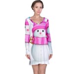 Two Snowmen, Long Sleeve Nightdress