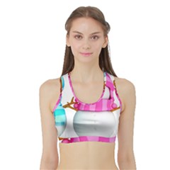 Sports Bra with Border 