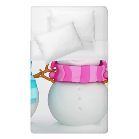 Two Snowmen, Duvet Cover (Single Size) from ArtsNow.com