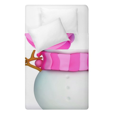 Two Snowmen, Duvet Cover Double Side (Single Size) from ArtsNow.com