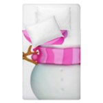 Two Snowmen, Duvet Cover Double Side (Single Size)