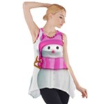 Two Snowmen, Side Drop Tank Tunic