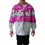 Two Snowmen, Kids  Hooded Windbreaker