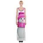 Two Snowmen, Thigh Split Maxi Dress