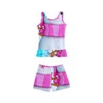 Two Snowmen, Kids  Boyleg Swimsuit