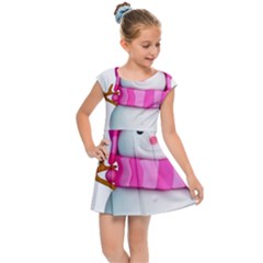 Kids  Cap Sleeve Dress 