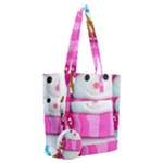 Two Snowmen, Everyday Shoulder Bag with Pouch Bag